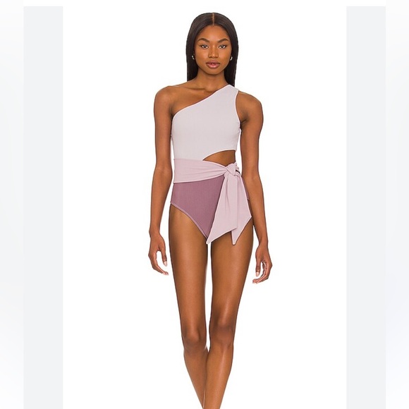 BEACH RIOT Carlie One Piece In Lavender Fields M - Picture 2 of 8